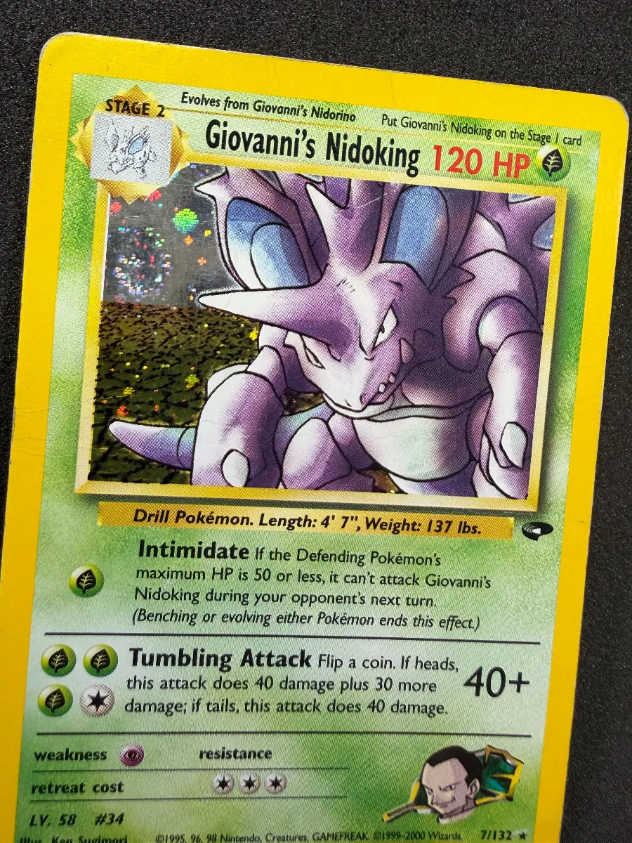 Giovanni's Nidoking after restoration